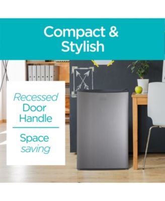 BLACK+DECKER 4.3 cu. ft. Freestanding Mini Fridge with Freezer, White