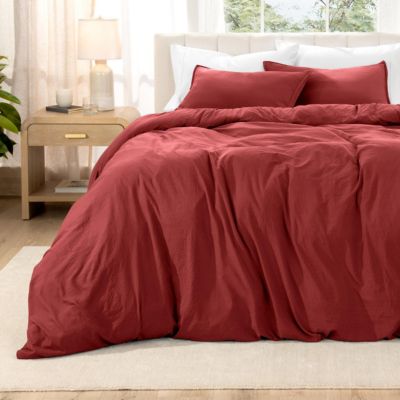 Ultra-Soft Sandwashed Duvet Cover & Sham Set, Full