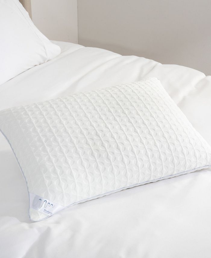 Brookstone Just Right Memory Foam and Plush Fiberfill Pillow, 20 x 28