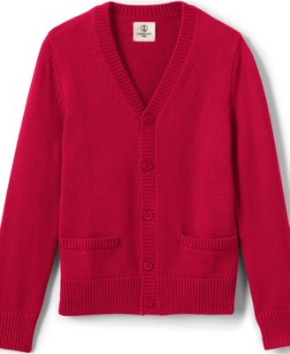 Boys Cotton Modal Button Front Cardigan Sweater