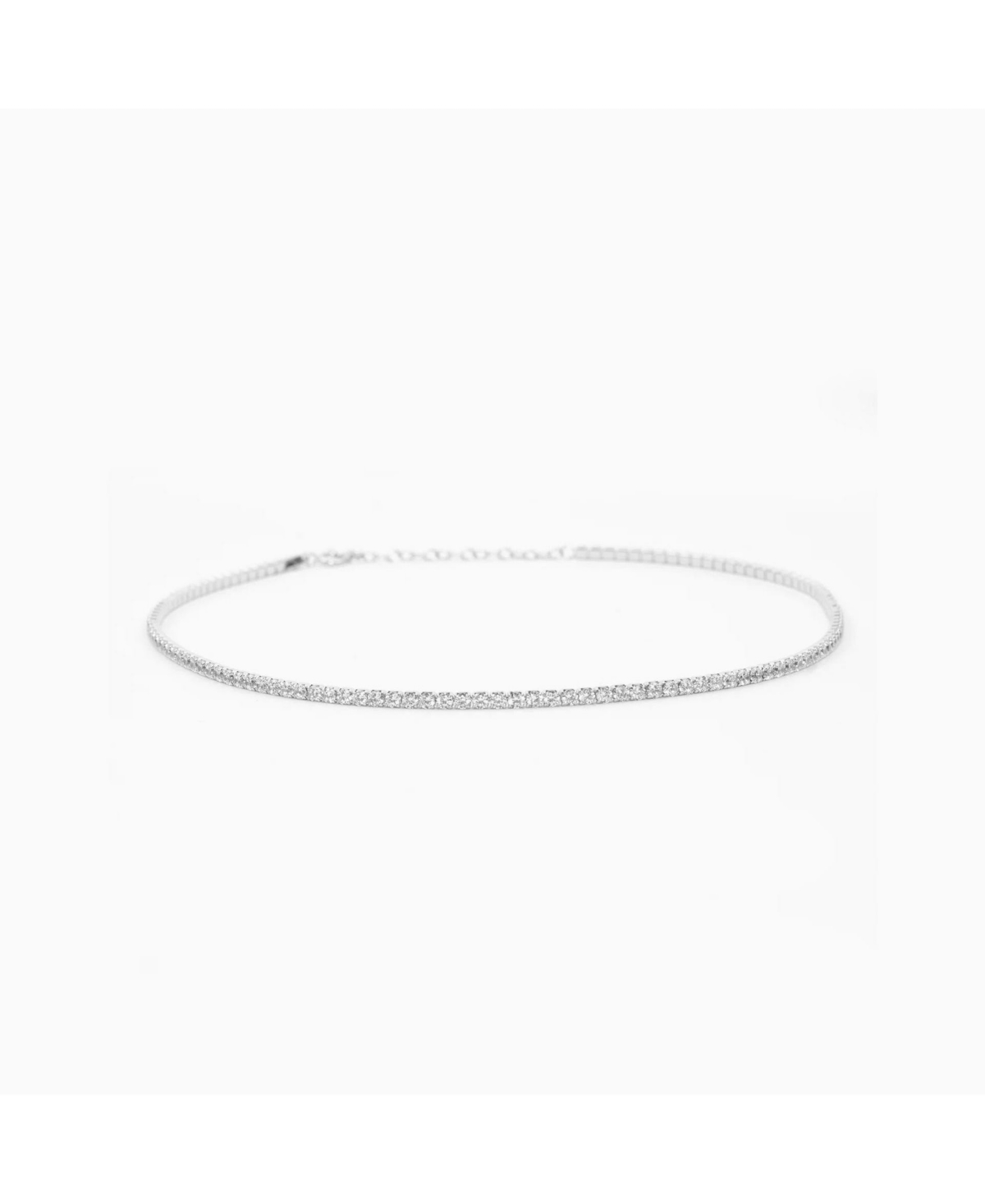 Cherie Tennis Necklace - Silver