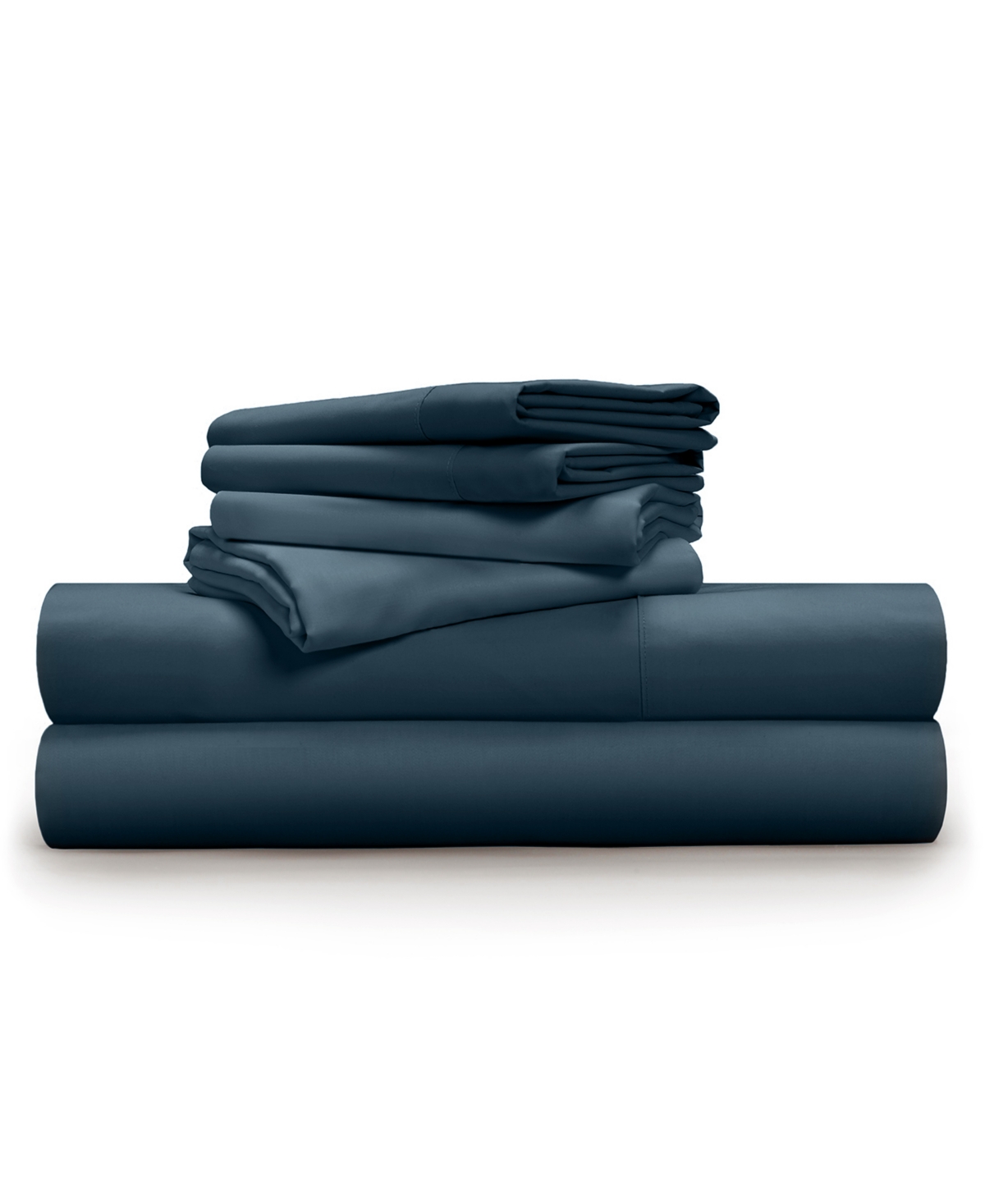 Pillow Guy 600 Thread Count Luxe Soft & Smooth 6 Piece Sheet Set, King In  Blue