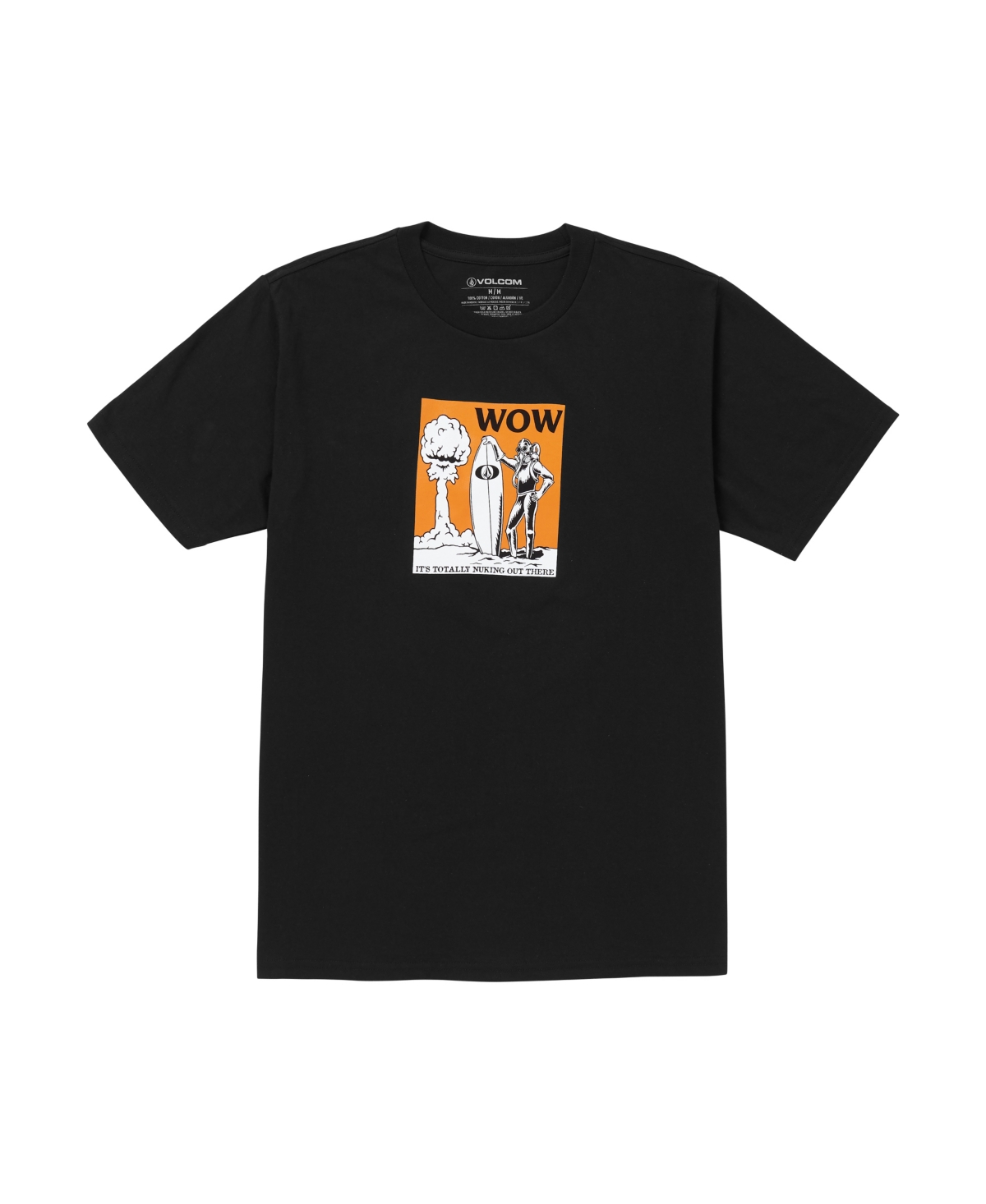 Shop Volcom Men's Wow Short Sleeve T-shirt In Black