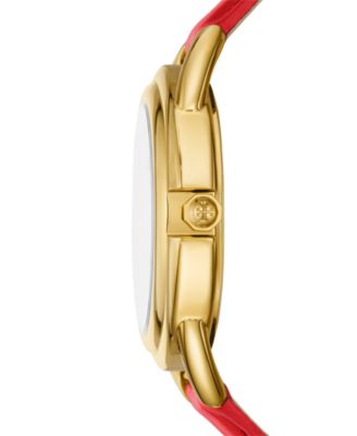 Tory Burch leather red wrap watches women clearing my closet Tory Burch Women main image 4