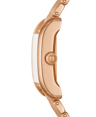 ★エレガント！★TORY BURCH Collins Rose Gold ウォッチ クロノ NEW Tory Burch Rose Gold & Silver Collins Cream Dial Watch