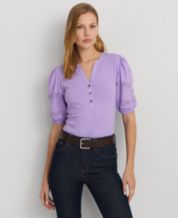 Macy's purple sales blouses