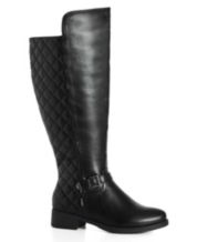 Macys tall black boots outlet
