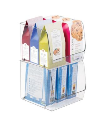 mDesign Kitchen Plastic Storage Organizer Bin with Open Front - Macy's