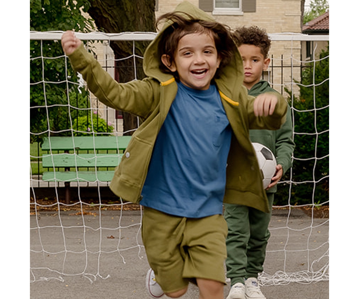 Mightly Kids Kids' Fair Trade Organic Cotton Zip-Up Pocket Hoodie
