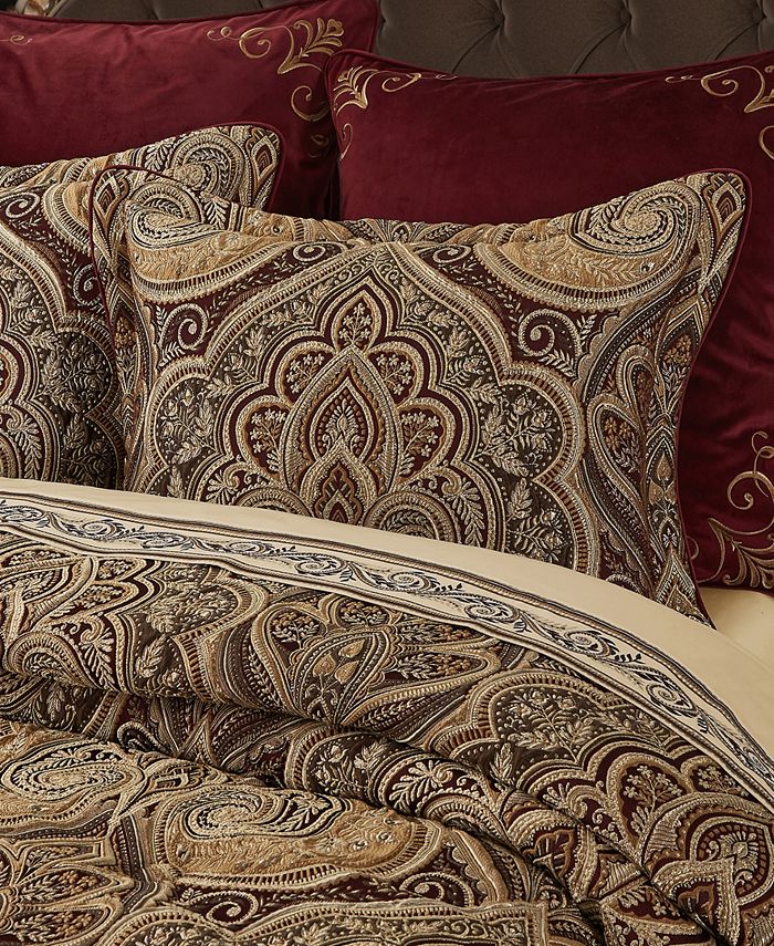 Five Queens Court Bordeaux 4 Pc Comforter Set Queen Macy #39 s