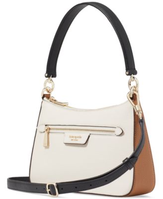 Hudson Small Pebbled Leather Convertible Crossbody Bag