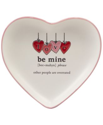 Valentine's Day Tidbit Plates, Set of 4 