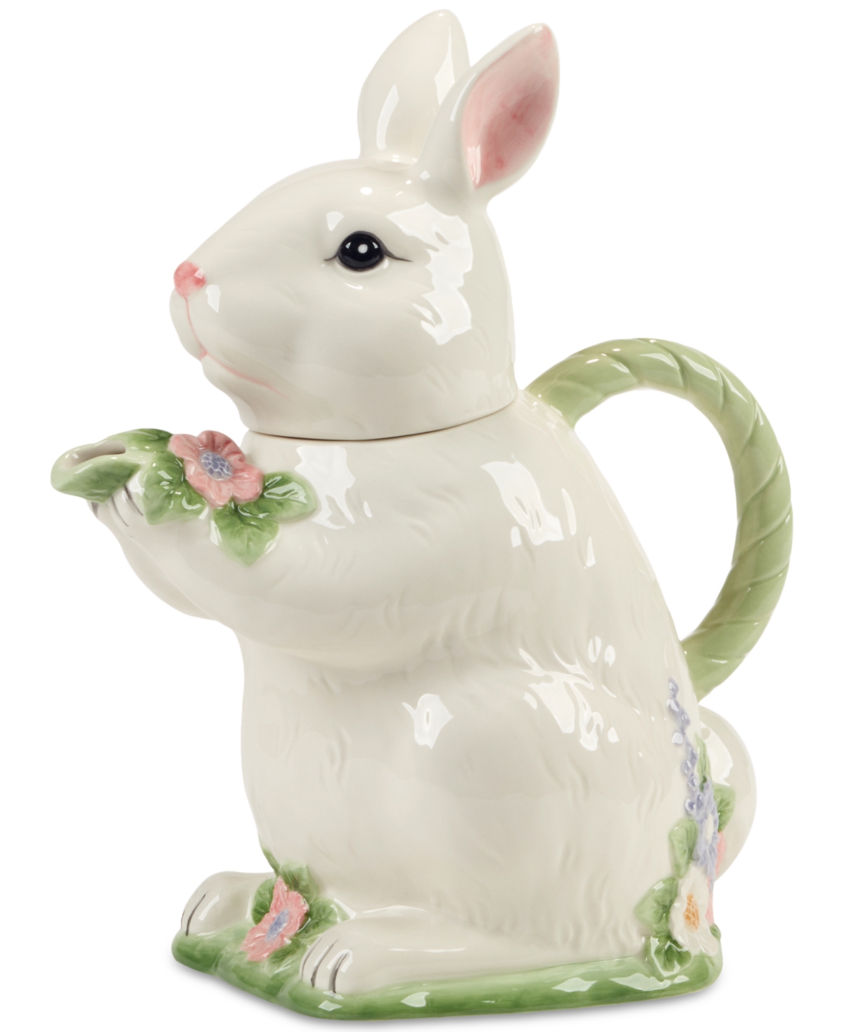 Shop Certified International Easter Morning Figural Bunny Teapot In White