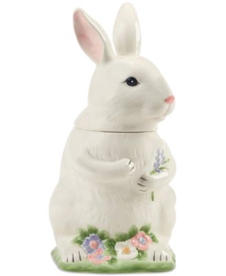 Easter Morning Figural Bunny Cookie Jar