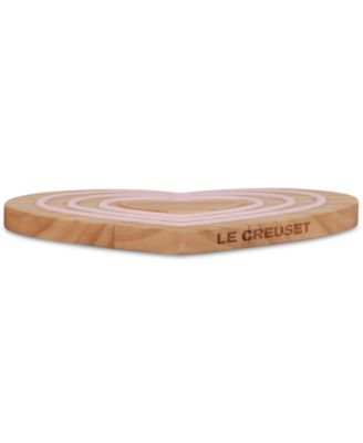 Heart Shaped 8" Magnetic Wood Trivet