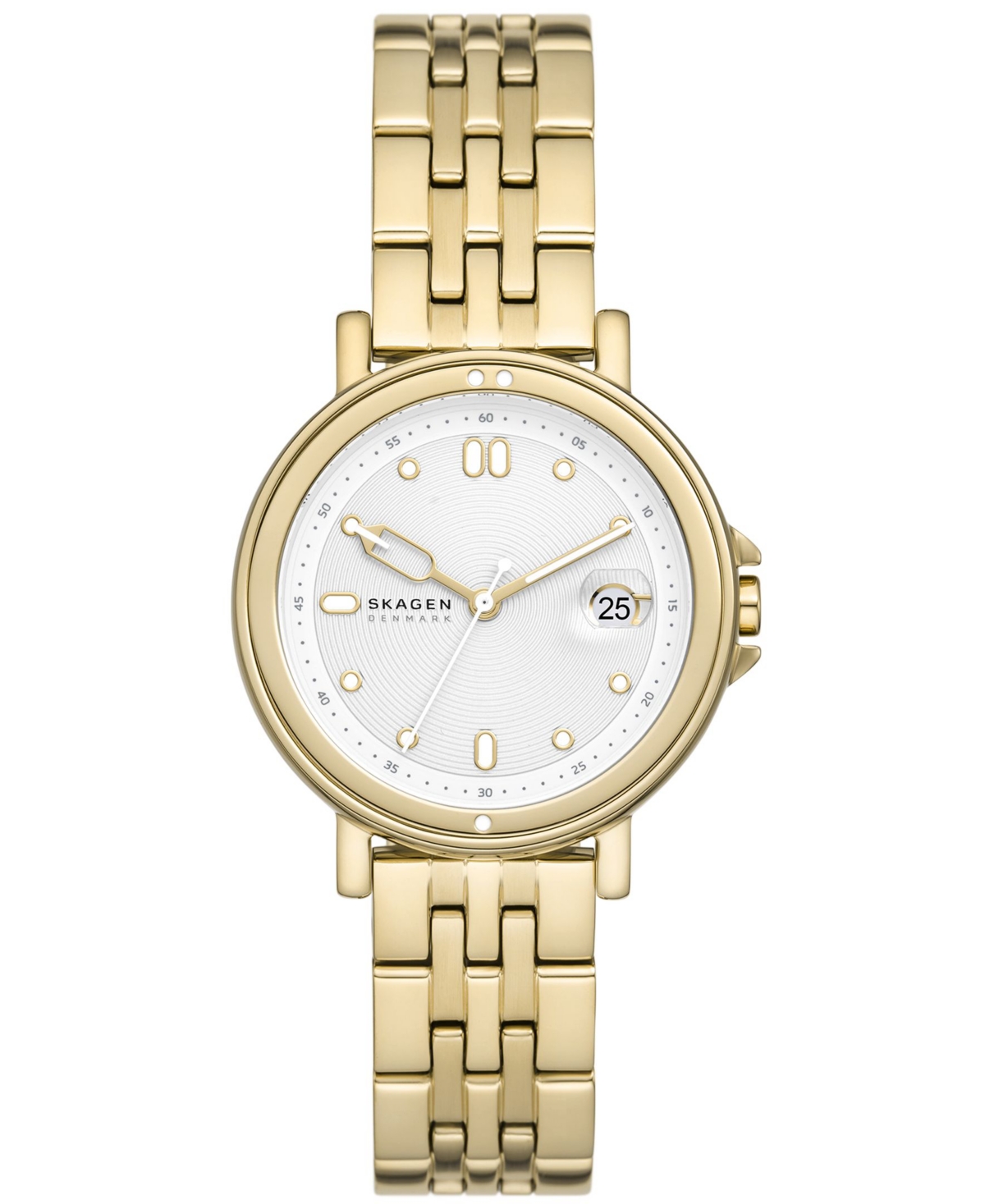 Women's Signatur Sport Lille Three Hand Date Gold-Tone Stainless Steel Watch 34mm - Gold-Tone