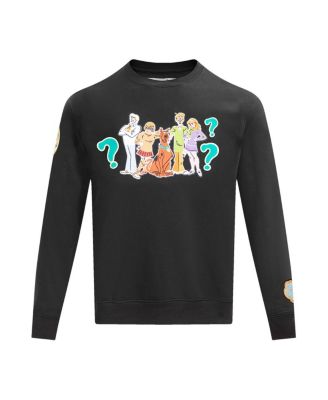Men's and Women's Black Scooby-Doo Mystery Solving Club Pullover Sweatshirt