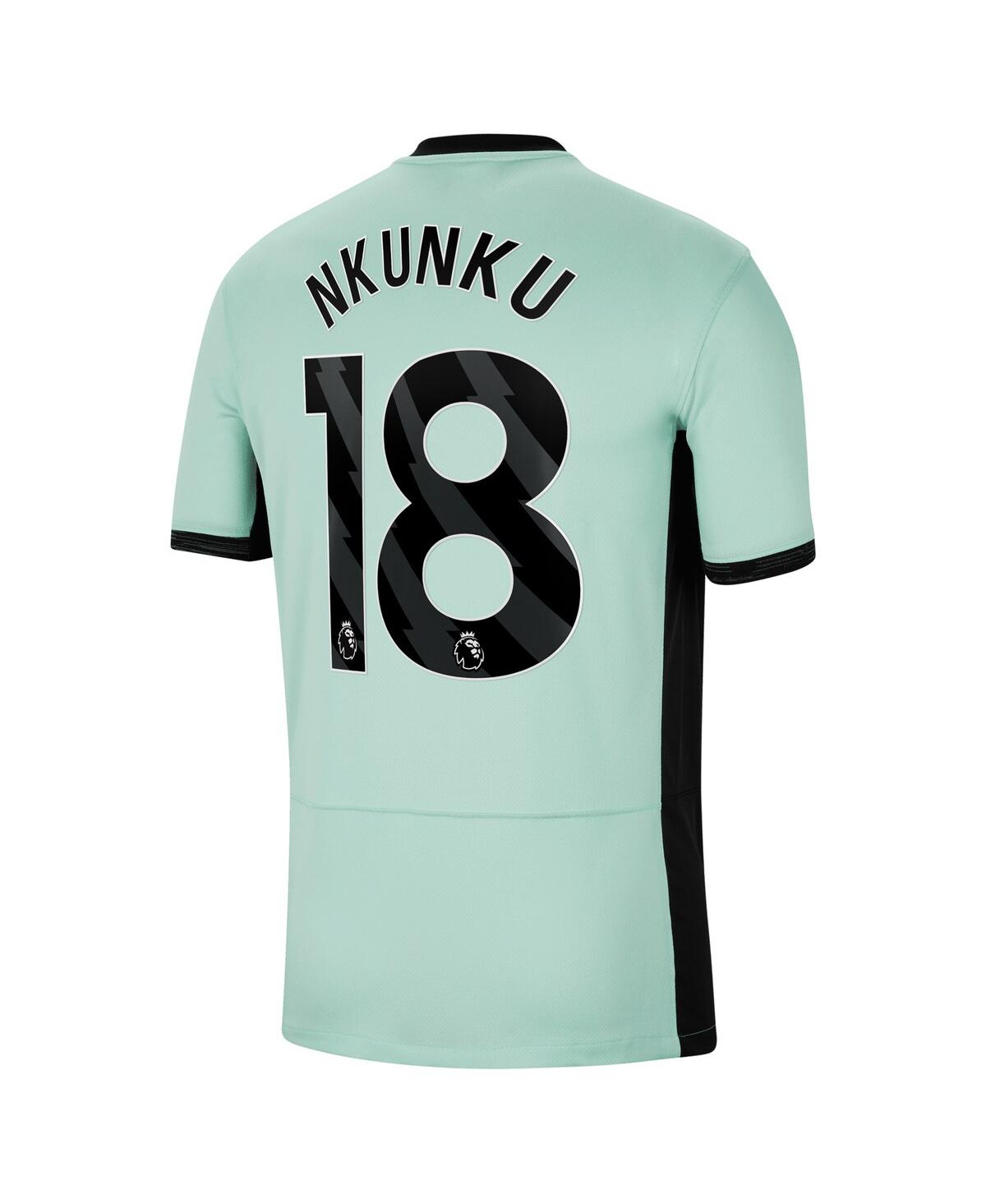 Men's Nike Christopher NkunkuChelsea 2023/24 Third Stadium Replica Player Jersey - Mint