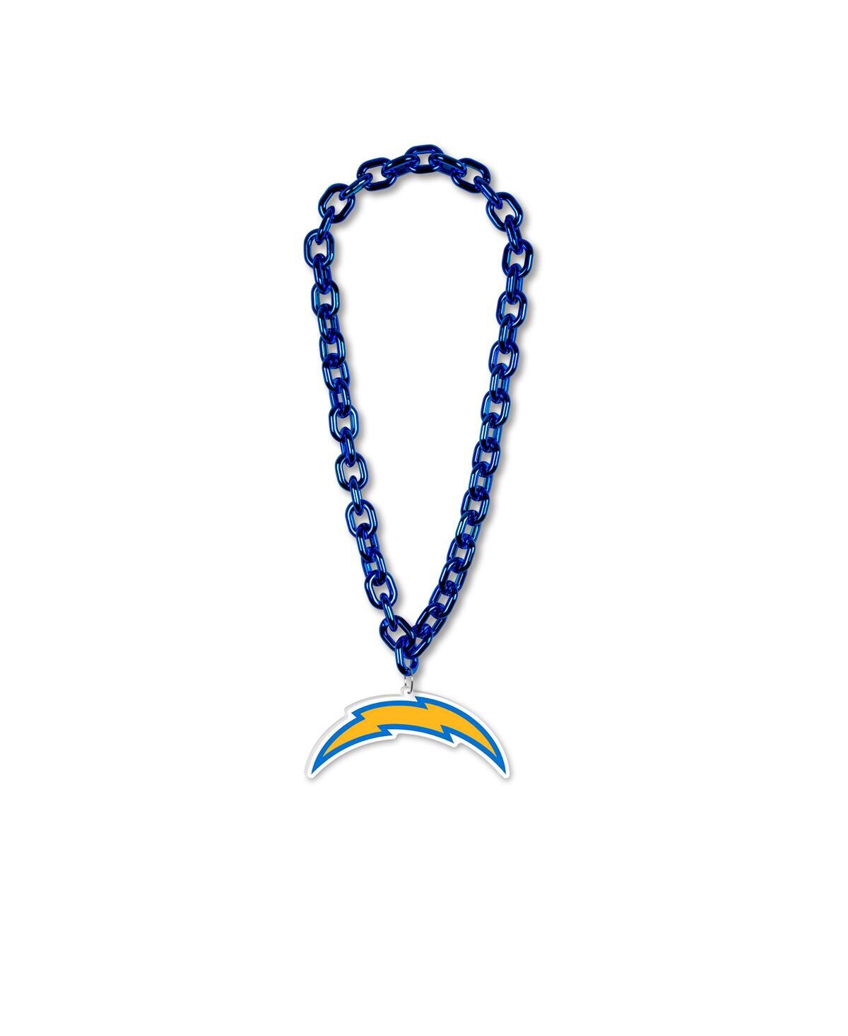 Wincraft Men's And Women's  Los Angeles Chargers Big Chain Logo Necklace In Blue
