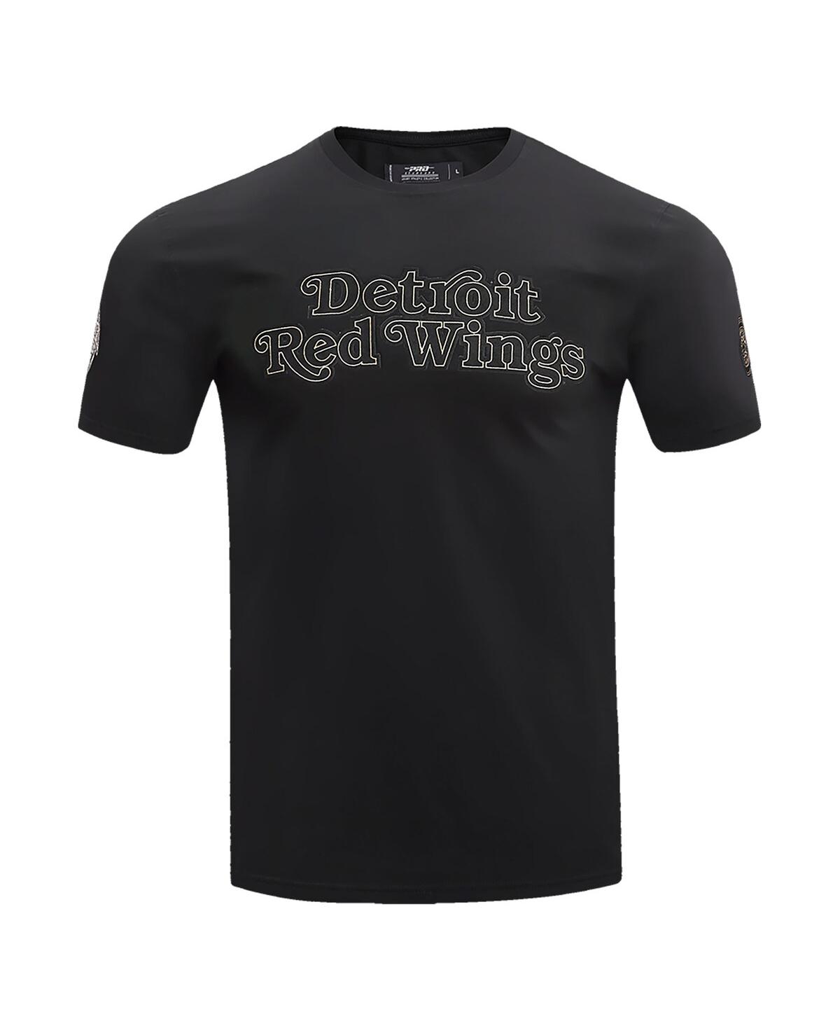 Men's Pro StandardDetroit Red Wings Wordmark T-shirt - Black