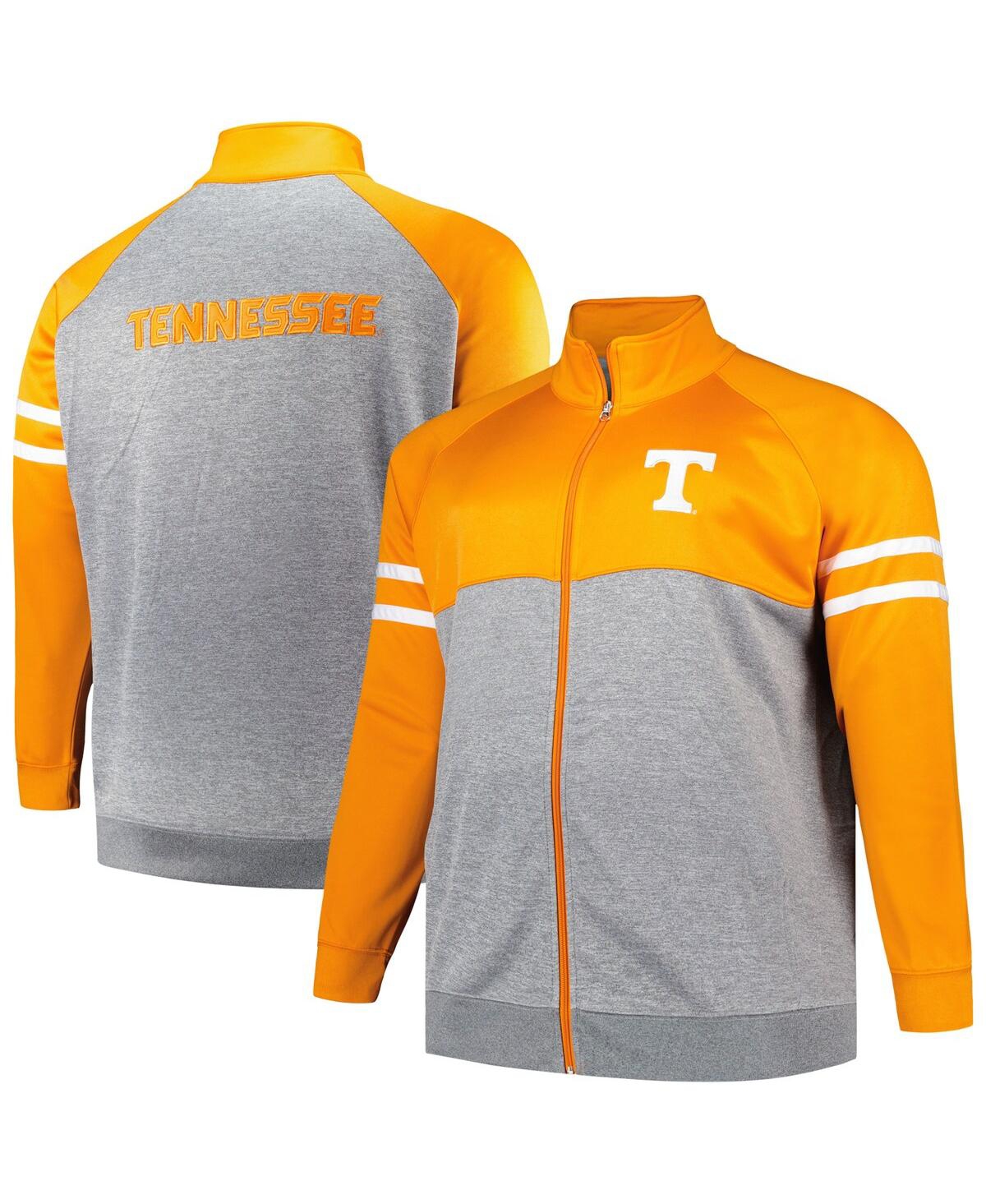 Men's Profile Tennessee Orange Tennessee Volunteers Big and Tall Fleece Full-Zip Jacket - Tennessee Orange