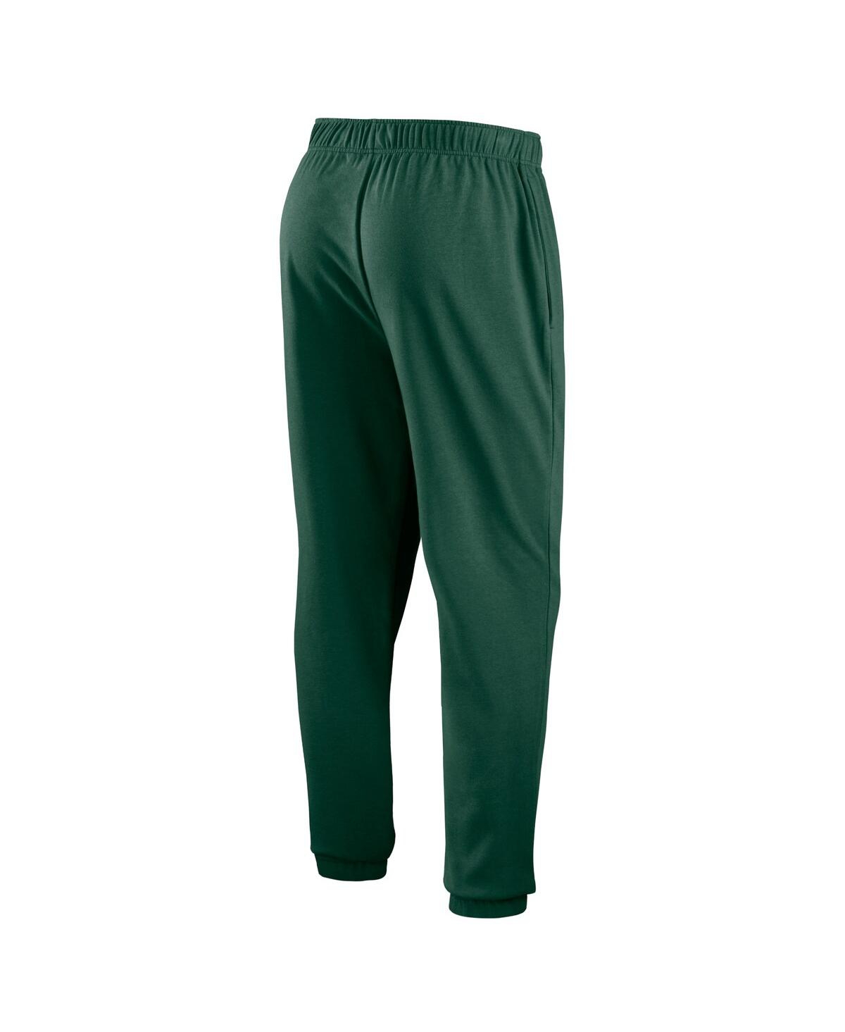 Shop Fanatics Men's  Hunter Green Milwaukee Bucks Big And Tall Chop Block Pants