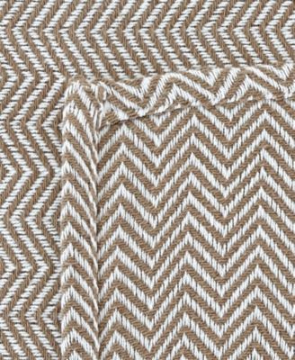 Herringbone Cotton Blanket, Full/Queen
