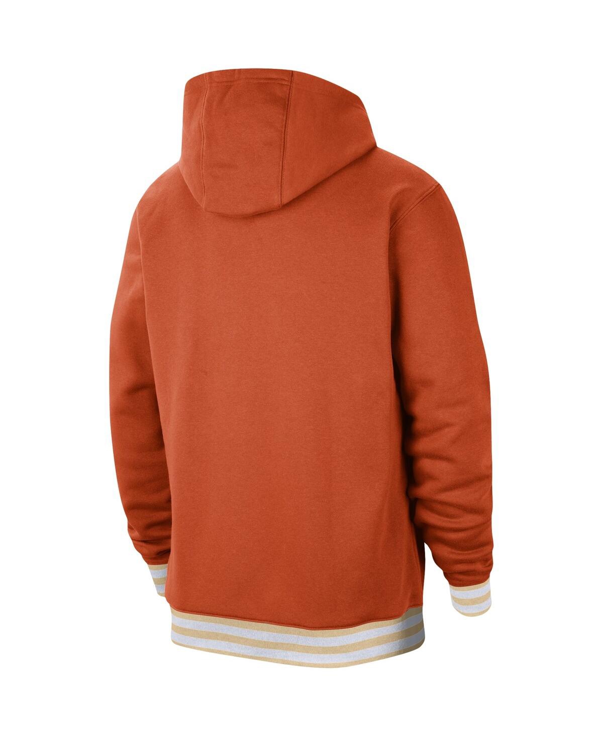 Shop Nike Men's  Orange Clemson Tigers Campus Retro Fleece Pullover Hoodie