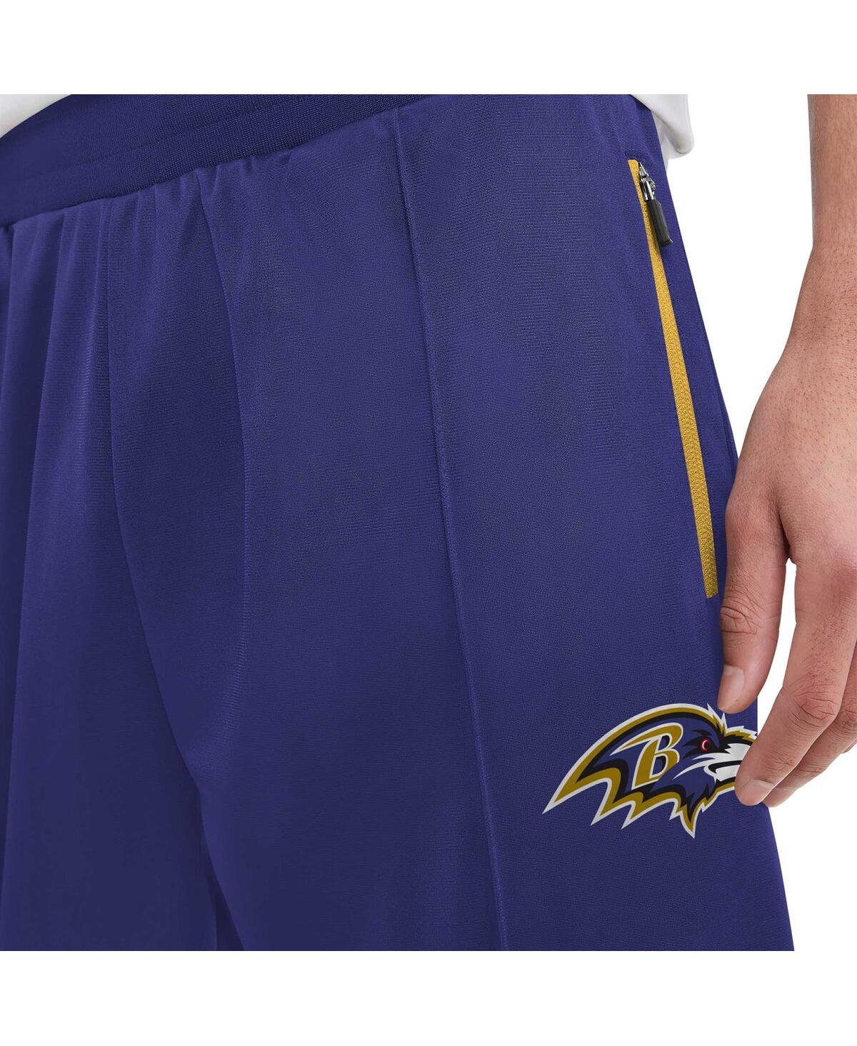 Shop Tommy Hilfiger Men's  Purple Baltimore Ravens Grant Track Pants