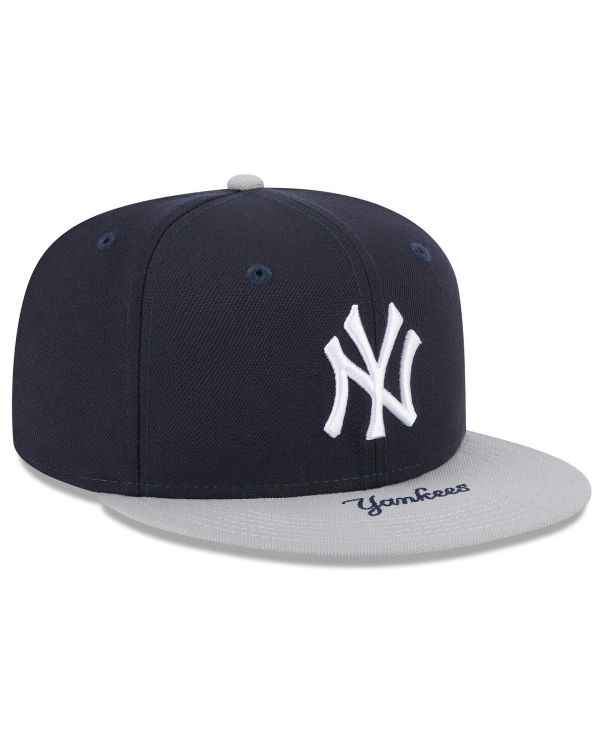 Men's New Era Gray New York Yankees On Deck 59FIFTY Fitted Hat - Gray