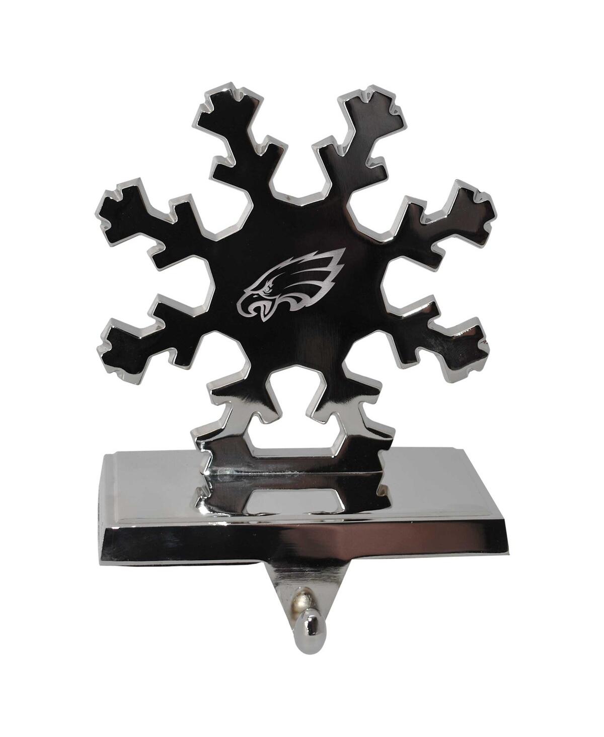 Memory Company The  Philadelphia Eagles Snowflake Stocking Holder In Black