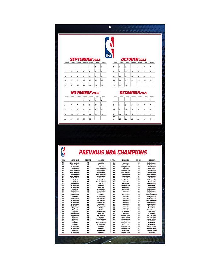 Turner Licensing NBA 12" x 12" 2024 Dunks 16Month Wall Calendar Macy's