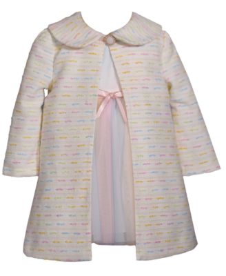 Bonnie Baby Baby Girls Rainbow Boucle Coat Dress Macy s