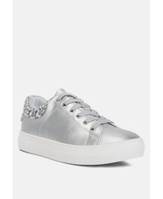Women Gems Diamante Embellished Sneakers