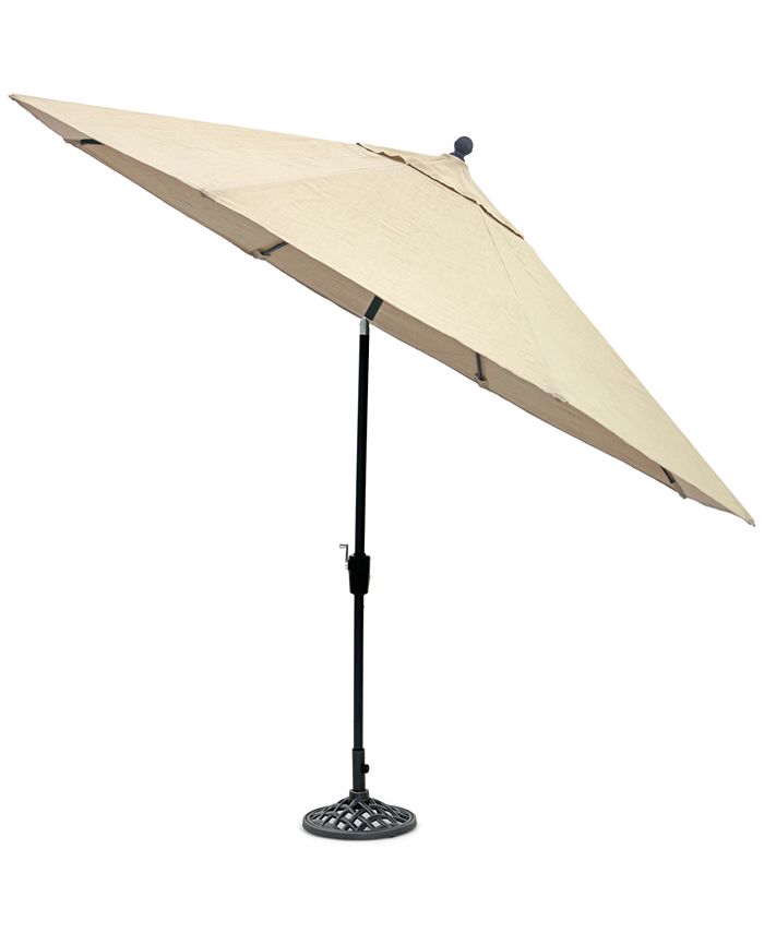 Agio Astaire Outdoor 11' Umbrella + Umbrella Base Macy's