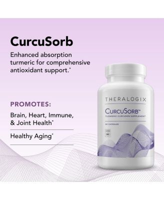 CurcuSorb Turmeric Curcumin Supplement 90-Day Supply