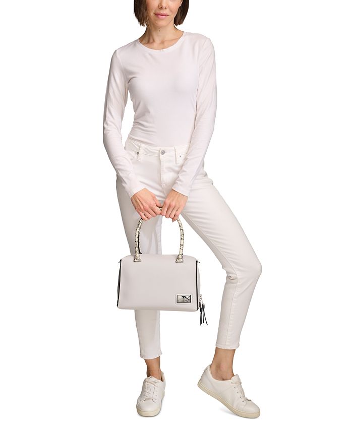 Calvin Klein Beecher Top Zipper Convertible Satchel - Macy's