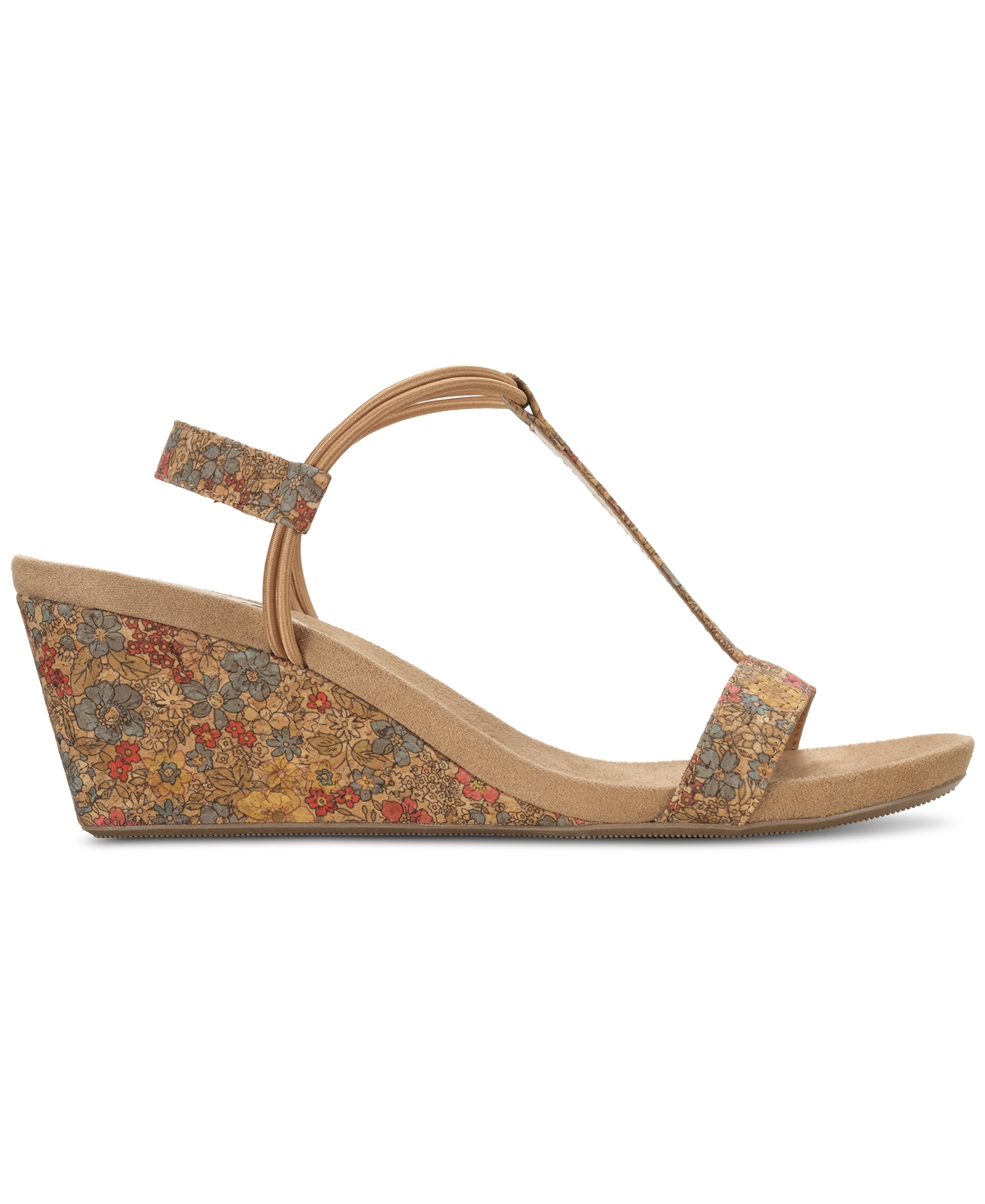 Style & Co Women's Mulan Wedge Sandals, Created for Macy's - Floral Cork 2