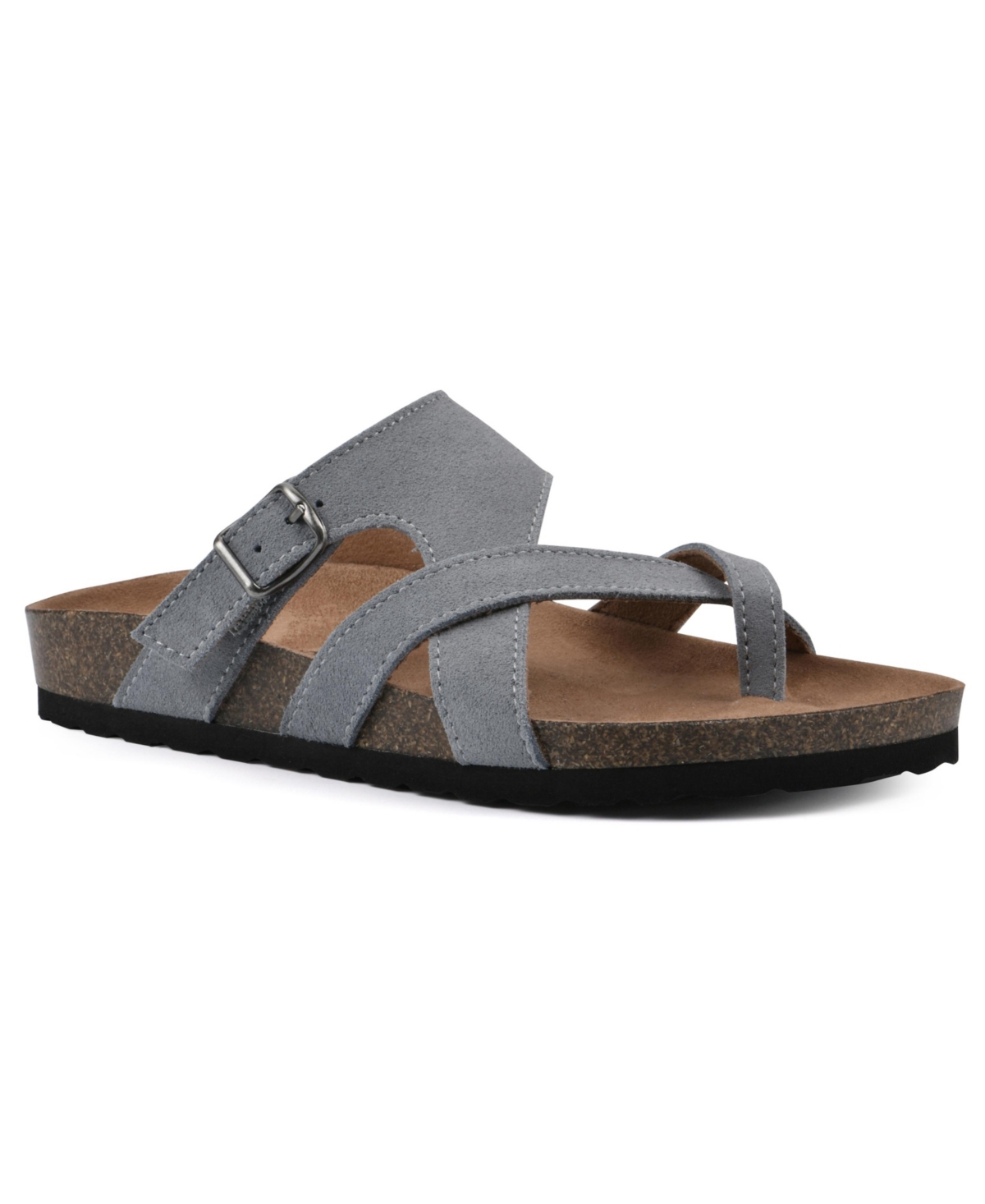 Women's Graph Footbed Sandals - Blue Raspberry Leather