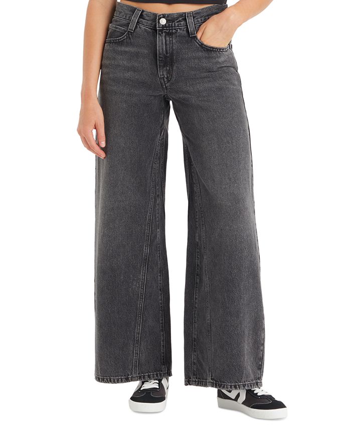 Levi's Women's '94 Baggy Spliced Cotton Wide-Leg Jeans - Macy's