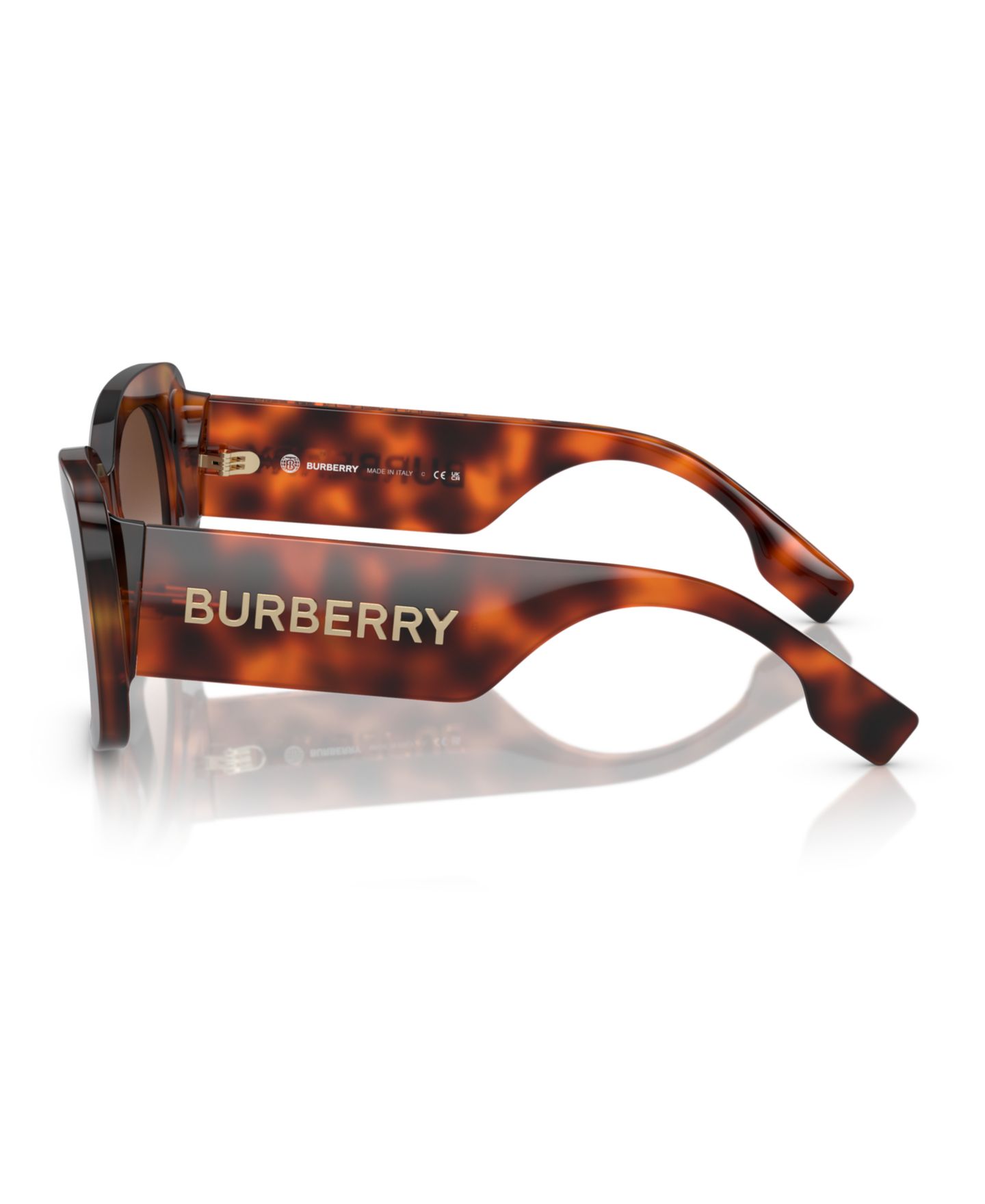Женские солнцезащитные очки Burberry Sunglasses, Gradient BE4410, цвет: Светлый гавана — фото 3