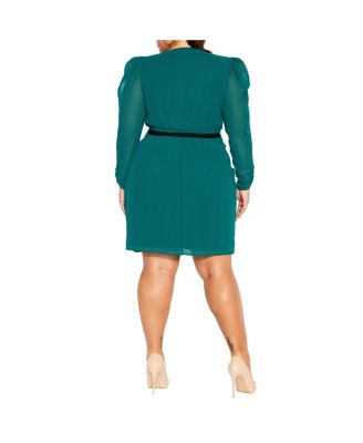 Plus Size Wrap Affair Dress