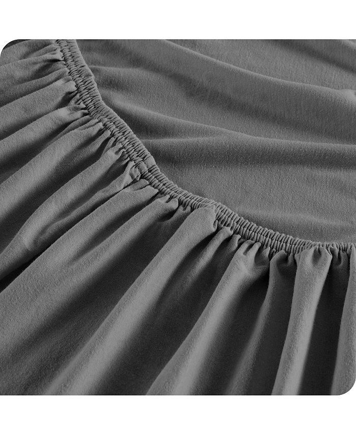 Bare Home Organic Cotton Jersey Fitted Sheet King Macy's