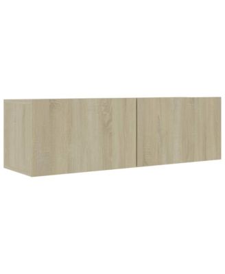 TV Stand Sonoma Oak 39.4"x11.8"x11.8" Engineered Wood