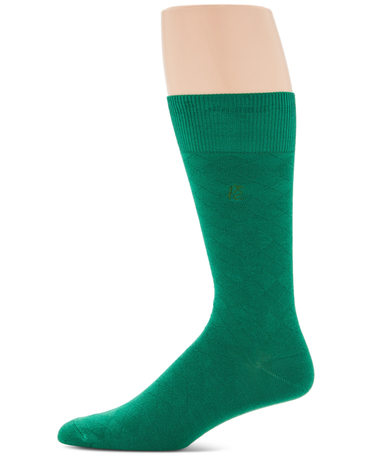Men's Diamond Stitch Socks - 1 pk. - Green