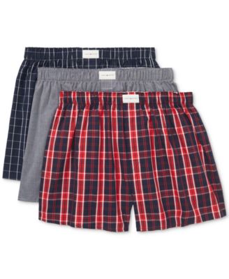 Men's 3-Pack Classic Printed Cotton Poplin Boxers