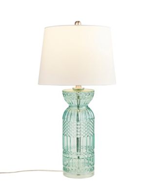 510 Design Luxuria Textured Glass and Acrylic Base Table Lamp