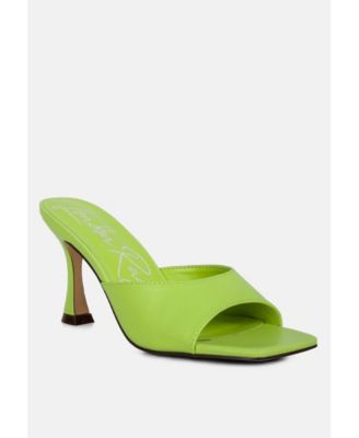 Women's Roblux Slip On Spool Heels Sandals