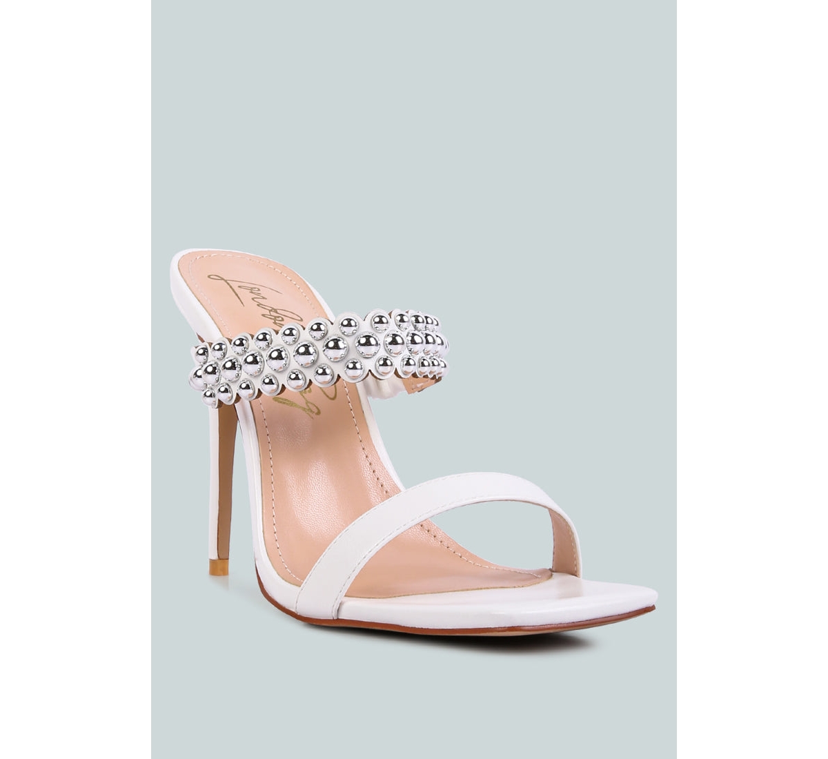Women's Bandy Stiletto Heel Metal Stud Sandals