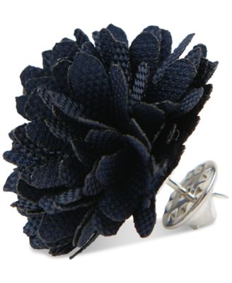 ConStruct - Men's Ceremony Satin Checkerboard Flower Lapel Pin